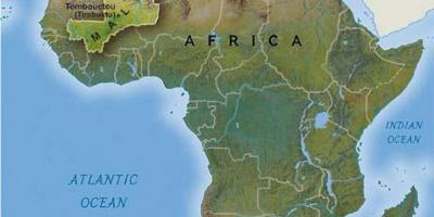 Το μάλι της δυτικής αφρικής χάρτης